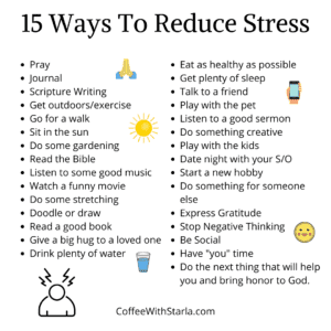 15 Ways To Reduce Stress Today