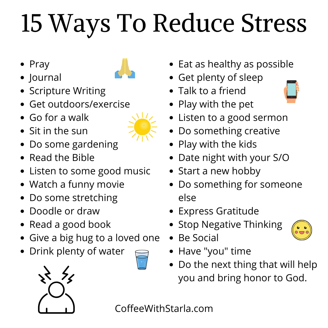 15 Ways To Reduce Stress Today